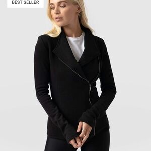 Saint + Sofia Organic Cotton Biker Jacket
